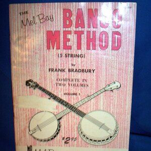 Vintage MEL BAY'S BANJO METHOD MUSIC BOOK (5 STRING) - 1967